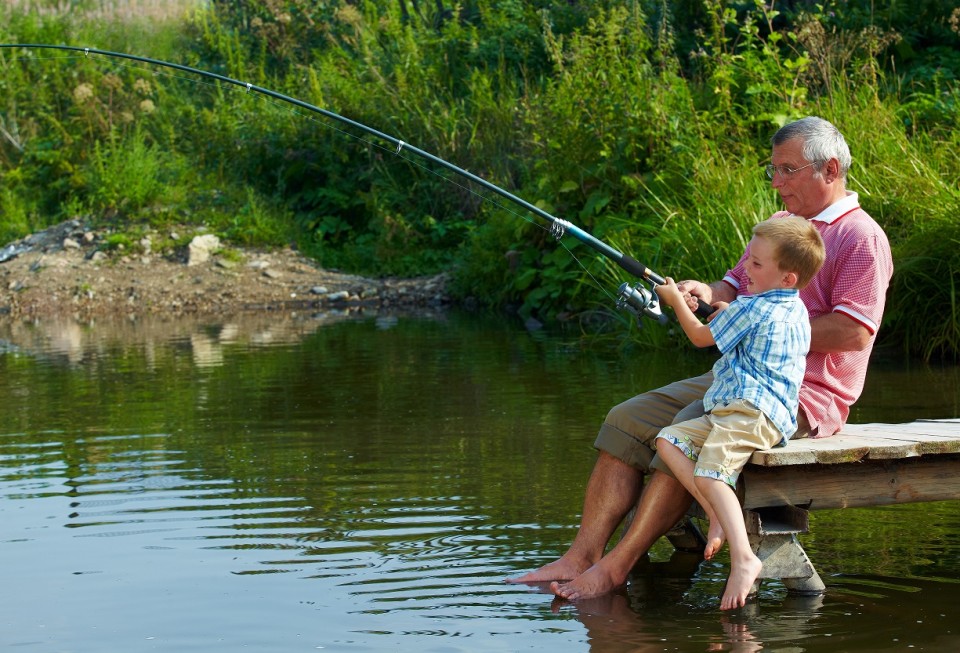 Father and Son fishing low res