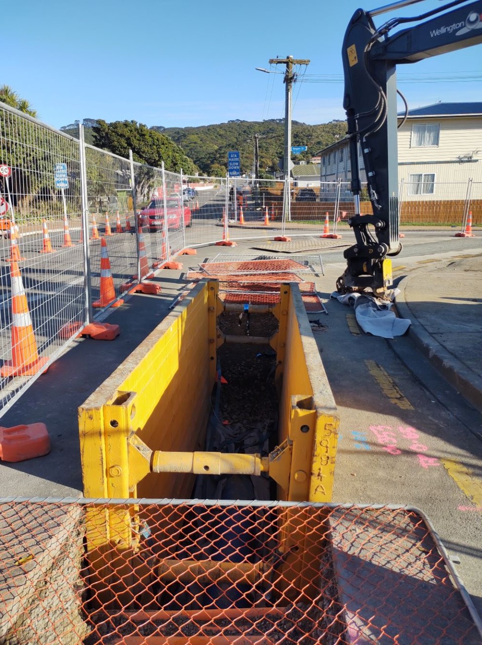 Tangere drive excavation