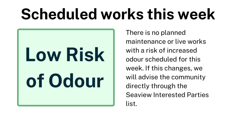 7 May Scheduled Works Low Risk